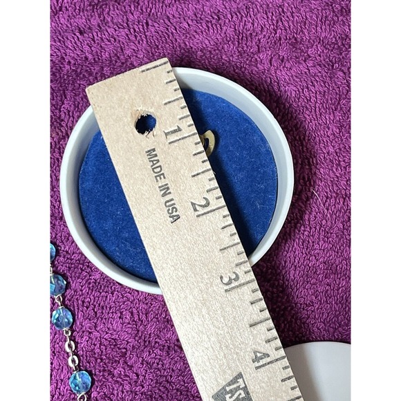 My Rosary Blue Beads Roman Catholic With Music Box Works - Picture 3 of 10